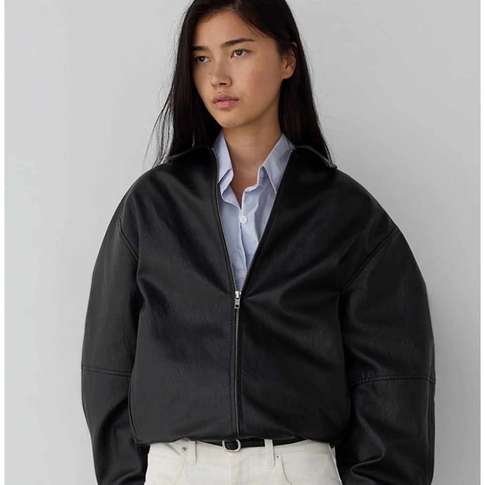 Women's Black Leather Jacket